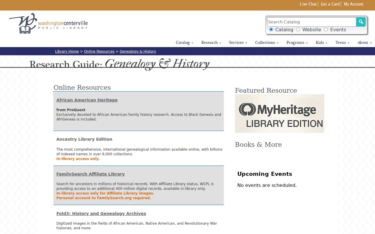 Centerville city directory Washington-Centerville genealogy resources